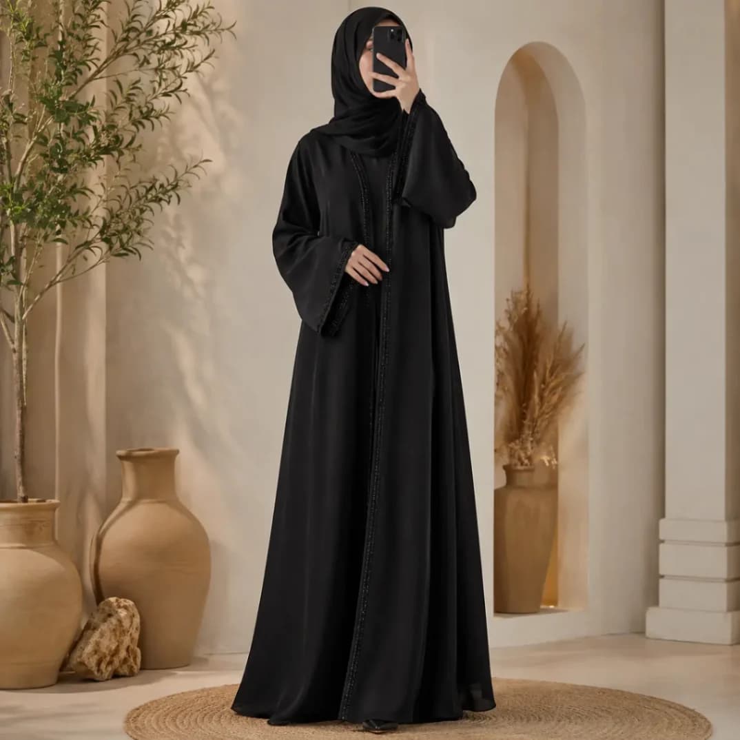 Classic Black Abaya
