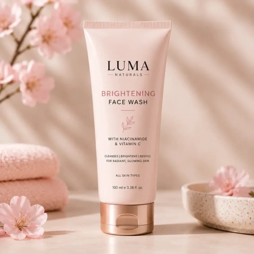 Brightening face wash
